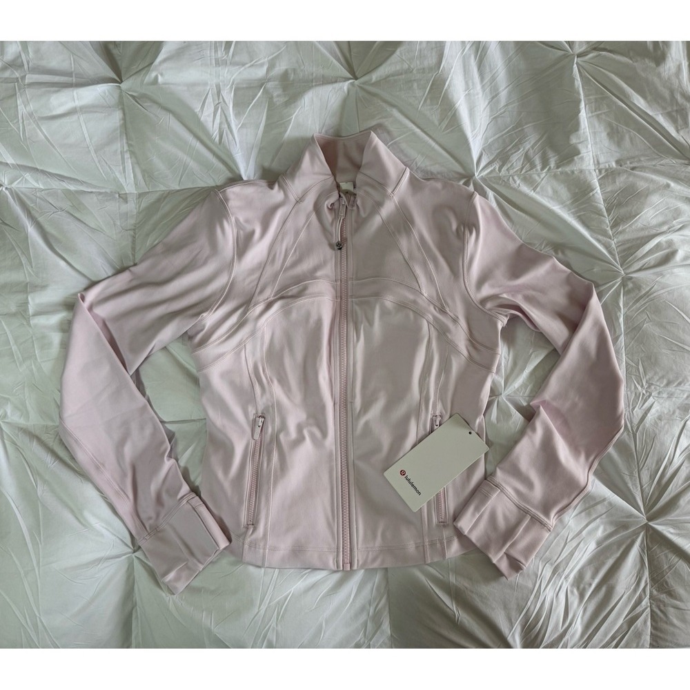 New Size 10 Lululemon Nulu Cropped Define Jacket Blissful Pink Full Zip Sold Out
